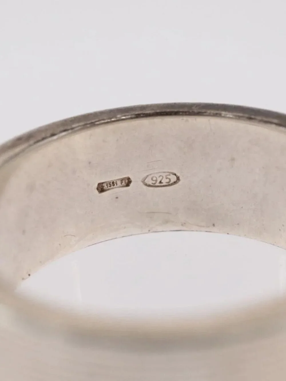 GUCCI Ring Ag925 Silver #4(JP Size) Auth bs32176